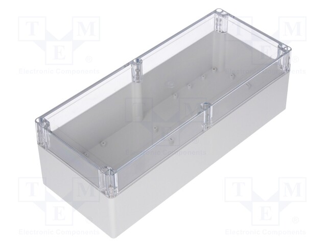 Enclosure: multipurpose; X: 140mm; Y: 353mm; Z: 121.5mm; light grey