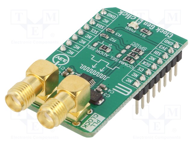 Click board; generator; I2C,SPI; CS2200-CP; 3.3VDC