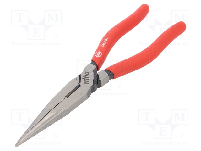 Pliers; for gripping and cutting,half-rounded nose,universal