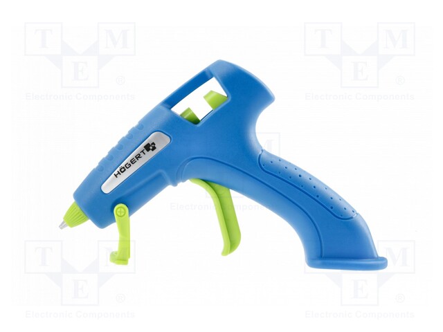 Hot melt glue gun; Ø: 7mm; Effic: 20g/min; 20W; Plug: EU; 230VAC