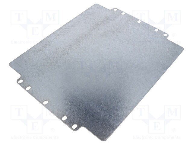Mounting plate; steel; for enclosures