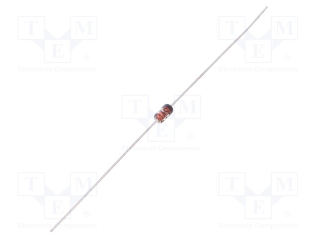 Diode: Zener; 0.5W; 5.1V; 5mA; reel,tape; DO35; single diode