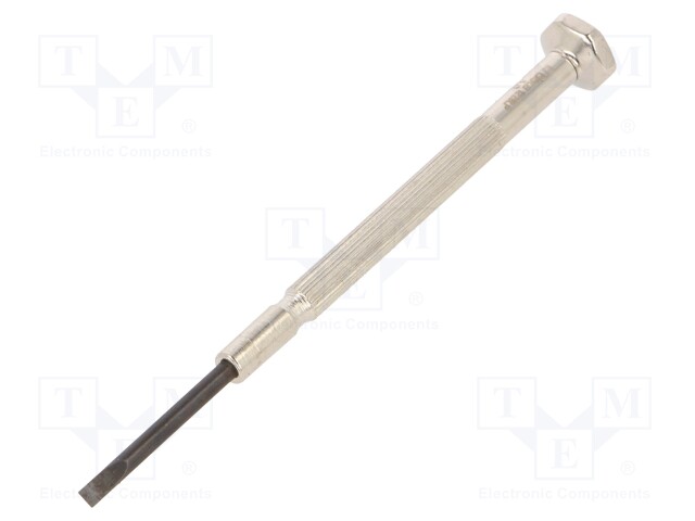 Screwdriver; slot; precision; SL 3mm; Blade length: 28mm