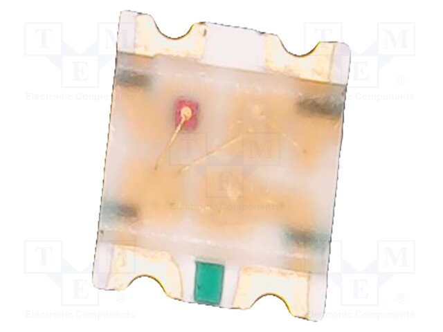 LED; SMD; 0606; RGB; 1.6x1.5x0.8mm; 140°; 2/3.4/3.1V; 20mA; 75/111mW