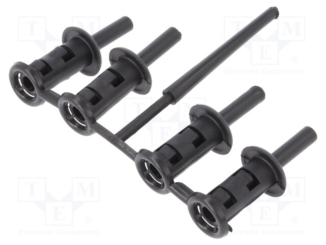 Rivets set; Colour: black; 4pcs; LMC25,MC35/37