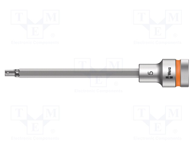 Key; Hex-Plus hexagon keys,socket spanner; HEX 5mm; 1/2"; 140mm