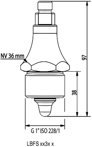 Sensor: liquid level; -40÷85°C; connector M12; Output conf: PNP