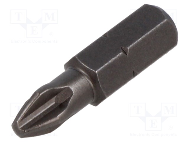 Screwdriver bit; Phillips; PH2; Overall len: 25mm; 25pcs.