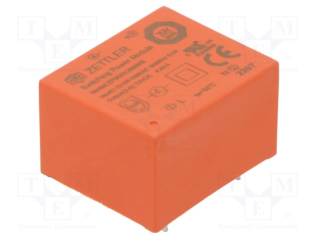 Converter: AC/DC; 5W; 85÷265VAC; Usup: 100÷370VDC; Uout: 12VDC; 70%