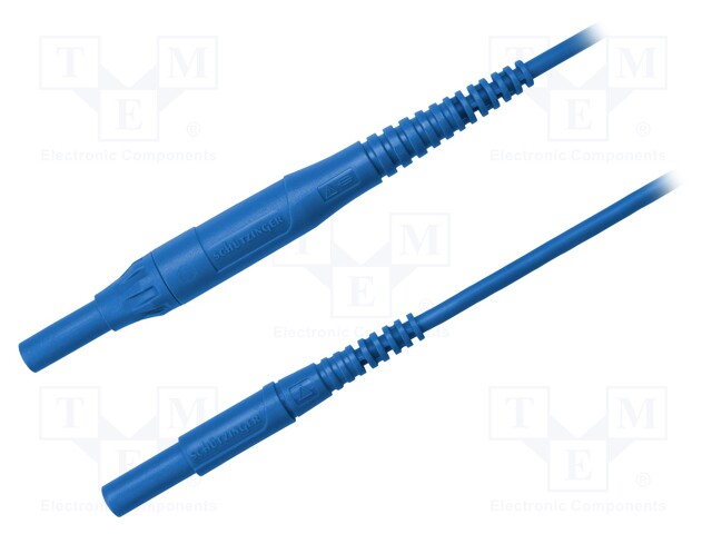 Test lead; PVC; 1m; blue; 8A; Cond.cross sec: 1mm2