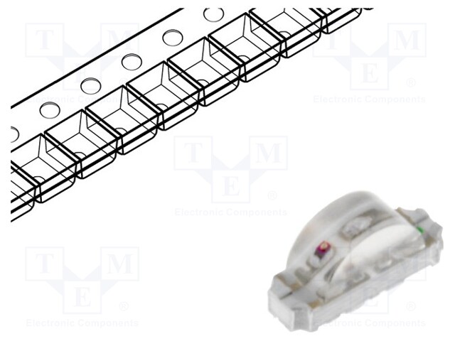 LED; SMD; 1204; RGB; 3x1.5x1mm; 120°; 2÷2.5/3.3÷4.1/3.3÷4V; 20mA