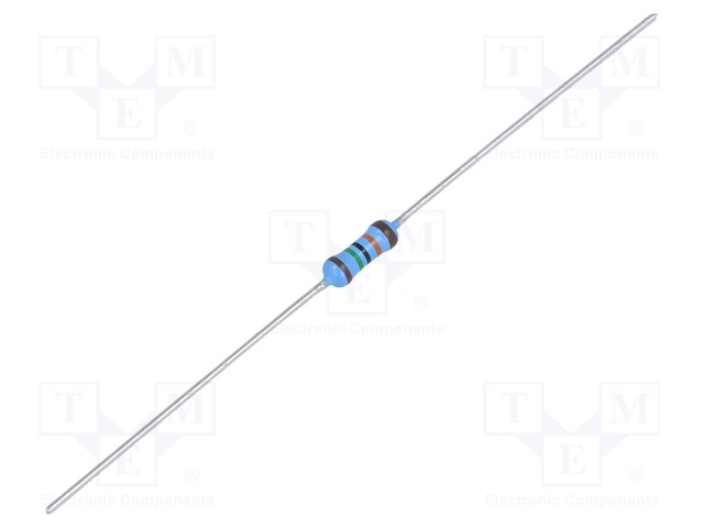 Resistor: thin film; THT; 150kΩ; 600mW; ±5%; Ø2.5x6.5mm; 50ppm/°C