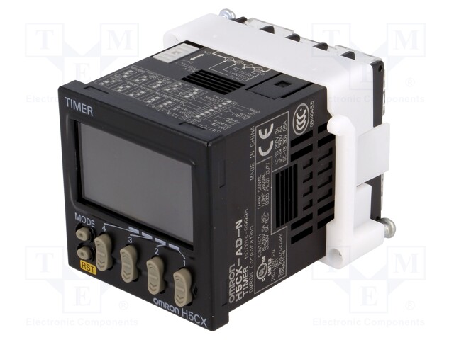 Timer; Range: 0,01s÷9999h; SPDT; 12÷24VDC; on panel; 45x45mm; PIN: 9