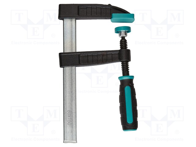 Universal clamp; cast iron; Grip capac: max.150mm; D: 80mm