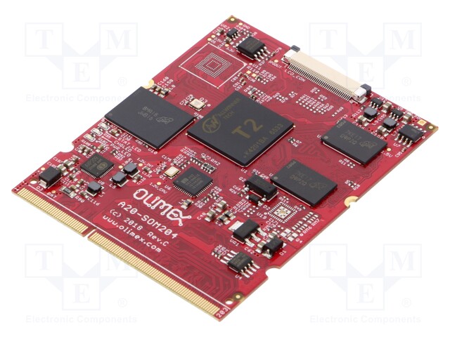 Module: SOM; RAM: 1GB; Flash: 4GB; A20 ARM Dual-Core; 67x84x5mm