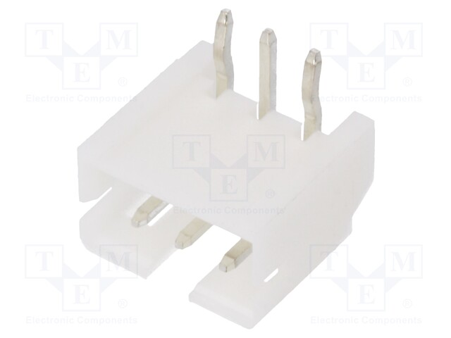 Socket; wire-board; male; 140; 2mm; PIN: 3; THT; 100V; 2A; tinned