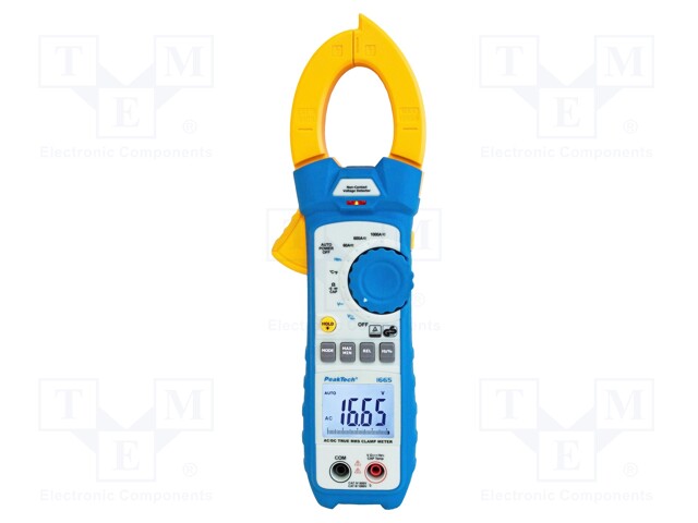 AC/DC digital clamp meter; Øcable: 48mm; LCD 3,83 digit (6000)