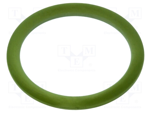 O-ring gasket; FKM; D: 1.8mm; Øint: 17mm; M20; green; -40÷200°C