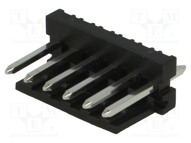 Socket; wire-board; male; PIN: 6; 3.96mm; THT; MAS-CON; tinned