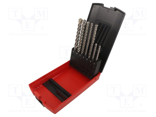 Drill set; for concrete; Kind of holder: SDS-Plus®; 7pcs.