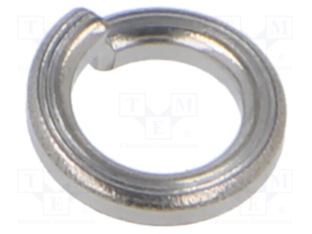 Washer; spring; M4; D=7mm; h=1.2mm; A2 stainless steel; DIN: 7980