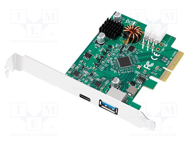 PC extension card: PCI-Express; USB A,USB C; USB 3.2