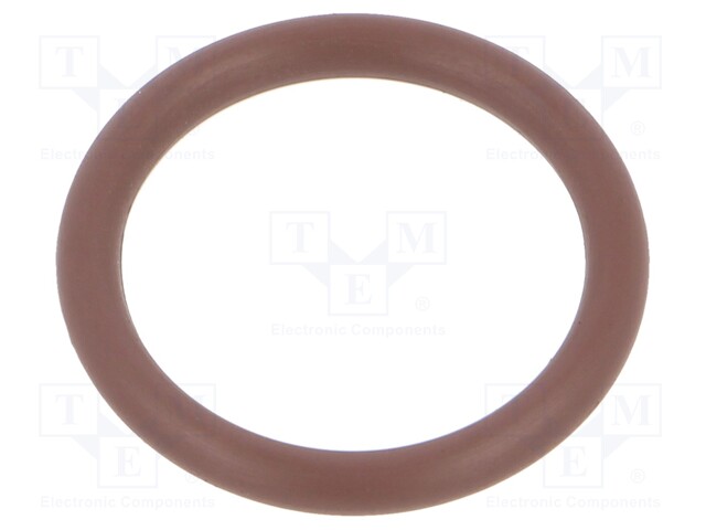 O-ring gasket; FPM; D: 2mm; Øint: 14mm; brown; -20÷200°C