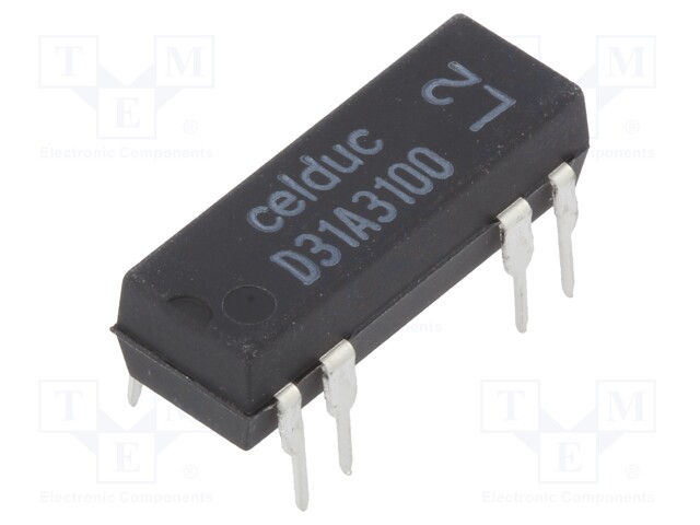 Relay: reed; SPST-NO; Ucoil: 5VDC; 1A; max.100VDC; 10W; Rcoil: 500Ω