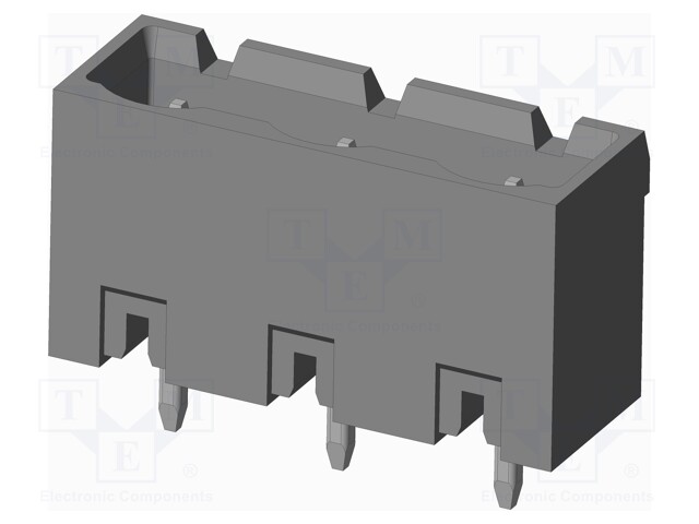 Connector: pluggable terminal block; socket; male; on PCBs