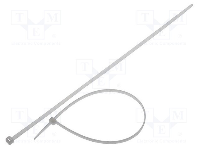 Cable tie; L: 290mm; W: 3.5mm; polyamide; 135N; natural; Ømax: 80mm