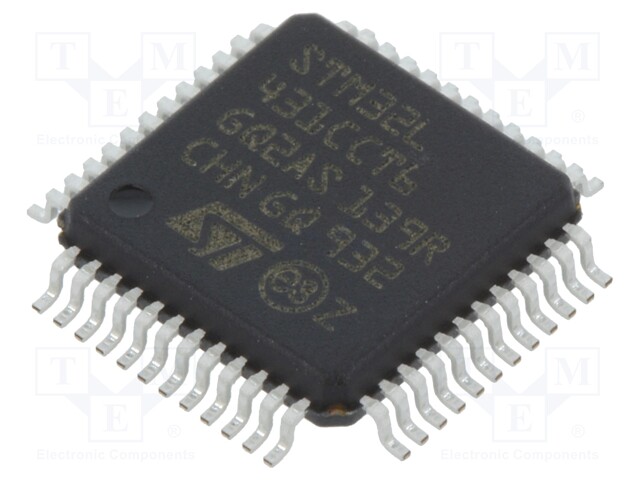 ARM microcontroller; Flash: 256kB; 80MHz; SRAM: 64kB; LQFP48