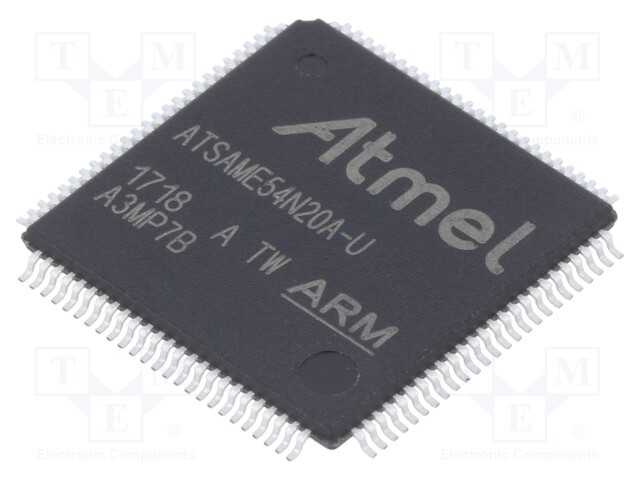 ARM microcontroller; SRAM: 256kB; Flash: 1024kB; TQFP100