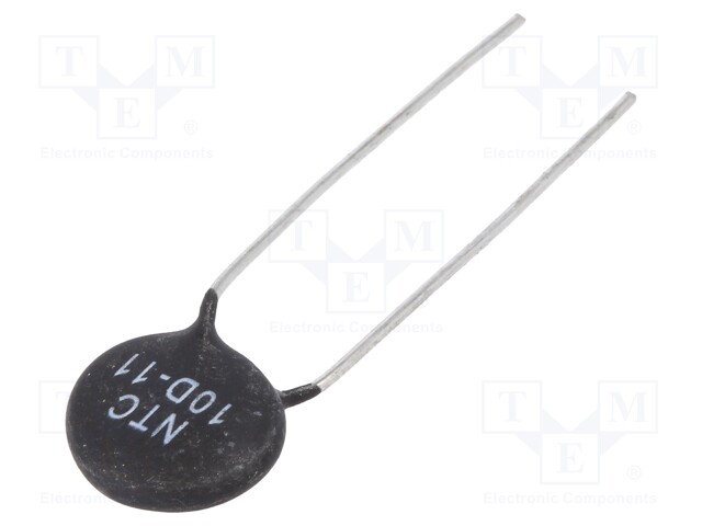 NTC thermistor; THT; 10Ω; 12.5mm; -55÷200°C