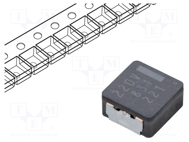 Inductor: wire; SMD; 22uH; 3.2A; 78.4mΩ; 8.5x8x4mm; ±20%; -55÷155°C