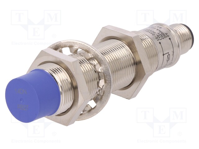 Sensor: inductive; Output conf: NPN / NO; 0÷14mm; 10÷30VDC; M18