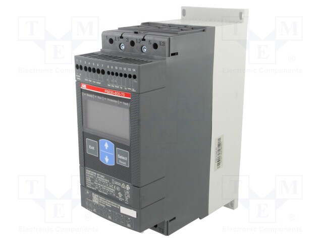 Module: soft-start; Usup: 208÷600VAC; DIN; 15kW; Ucntrl: 100÷250VAC