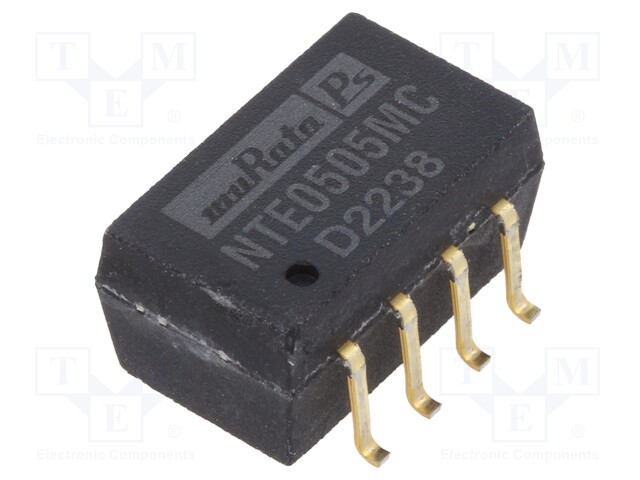 Converter: DC/DC; 1W; Uin: 4.5÷5.5V; 5VDC; Iout: 200mA; SMD; 110Hz