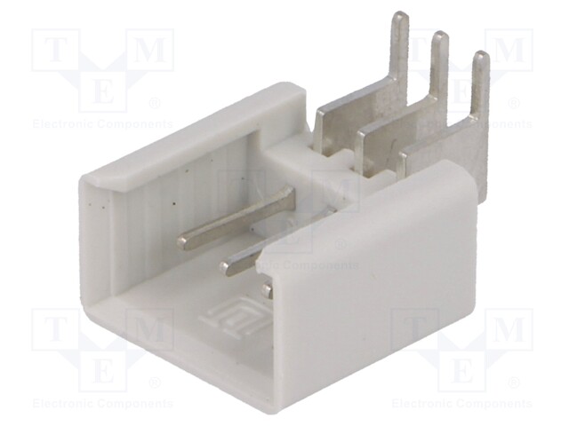 Socket; IDC; male; PIN: 3; angled 90°; THT; tinned; 2.54mm