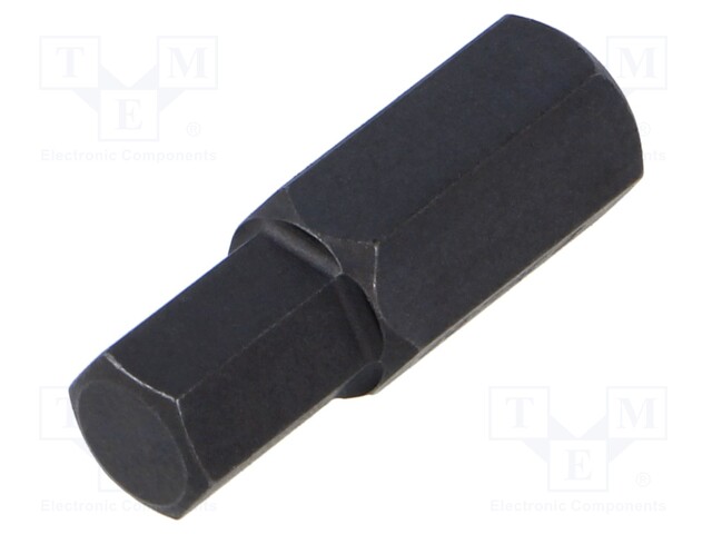 Screwdriver bit; hex key; HEX 8mm; Overall len: 30mm