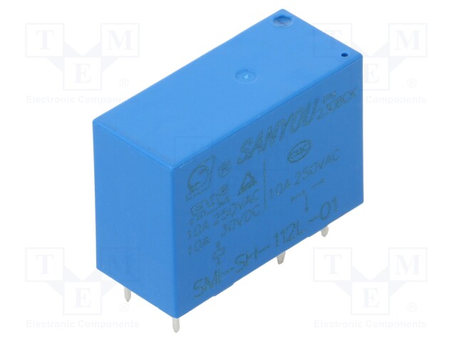 Relay: electromagnetic; Ucoil: 12VDC