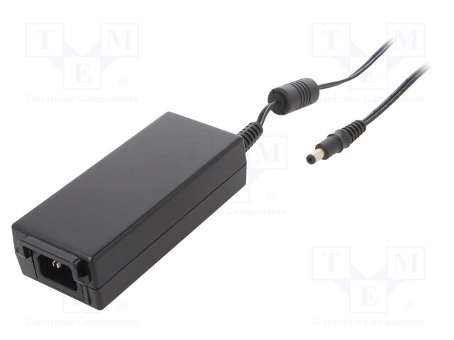 Power supply: switched-mode; 24VDC; 2.7A; Out: 5,5/2,5; 65W; 0÷60°C