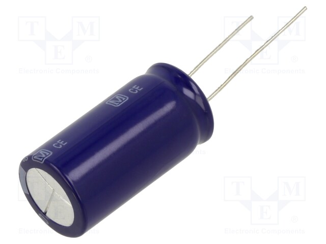 Electrolytic Capacitor, 10000 µF, 16 V, M Series, ± 20%, Radial Leaded, 2000 hours @ 85°C