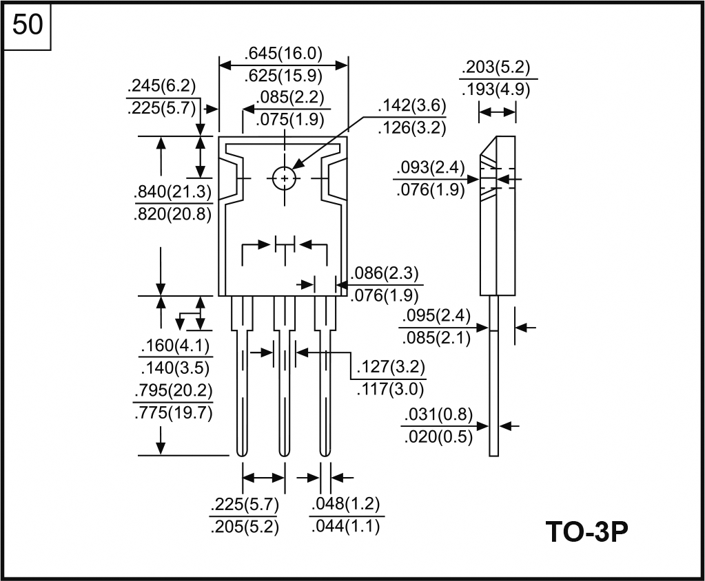 Diode: rectifying; THT; 600V; 30A; tube; Ifsm: 200A; TO3P; Ufmax: 1.7V