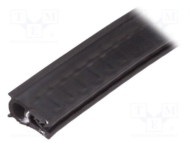 Hole and edge shield; EPDM; L: 50m; black; H: 20.5mm; W: 11mm