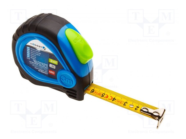 Measuring tape; L: 3m; Width: 16mm; Class: II