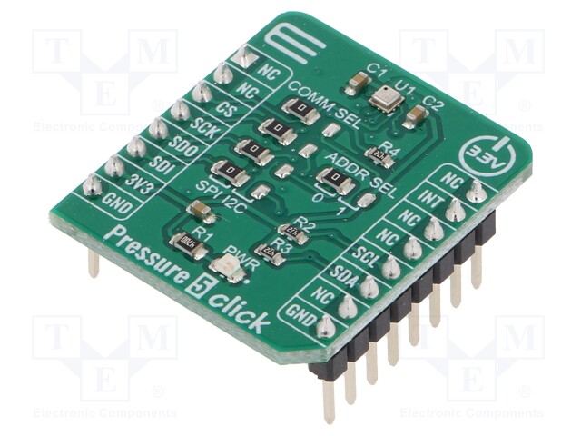 Click board; pressure sensor; I2C,SPI; BMP388; 3.3VDC