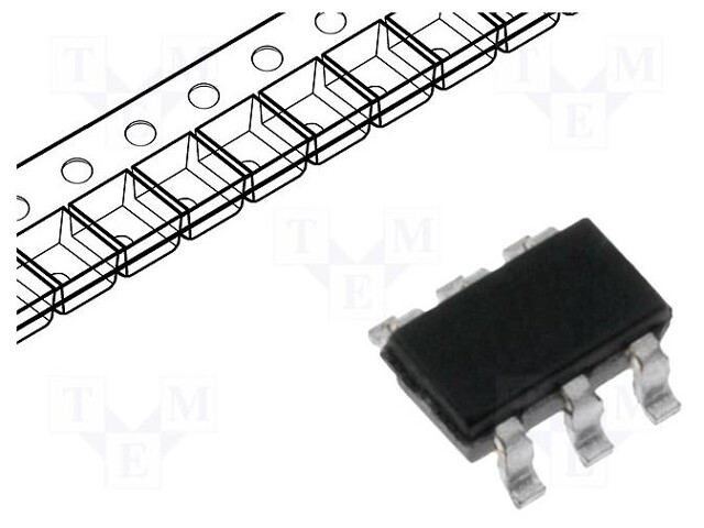 IC: digital; buffer,Schmitt trigger; Channels: 2; SMD; SC70-6