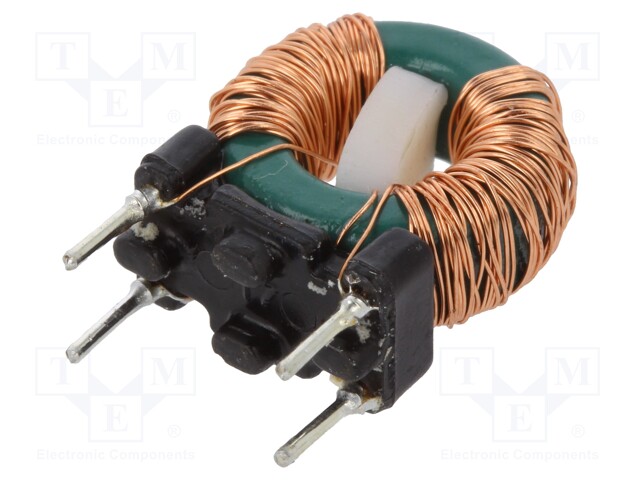 Inductor: wire; THT; 15mH; 250mA; 1.37Ω; 230VAC; 4.5x10mm; -20÷+50%