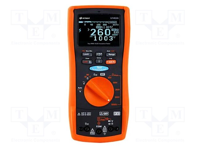 Insulation resistance meter; OLED; 50V/100V/250V/500V/1000V