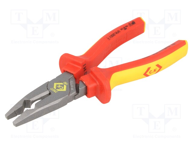 Pliers; insulated,universal; 180mm